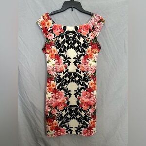 Bisou Bisou floral dress size 10